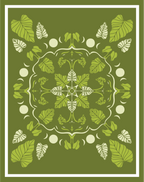 11x14" - Hawaiian Mandala Plant Print