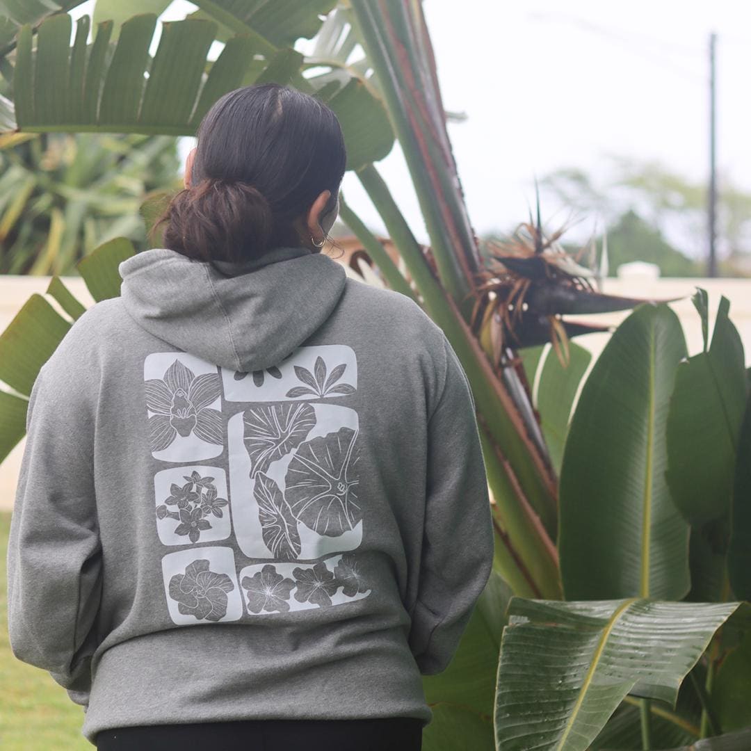 Hawaiian Pua Hoodies – Maile Miyake Studio
