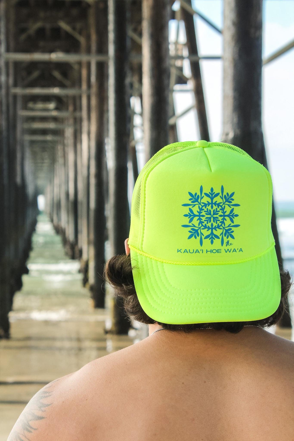 Limited edition Kauai Hoe Waʻa x MaileMiyakeStudio trucker hat collab!