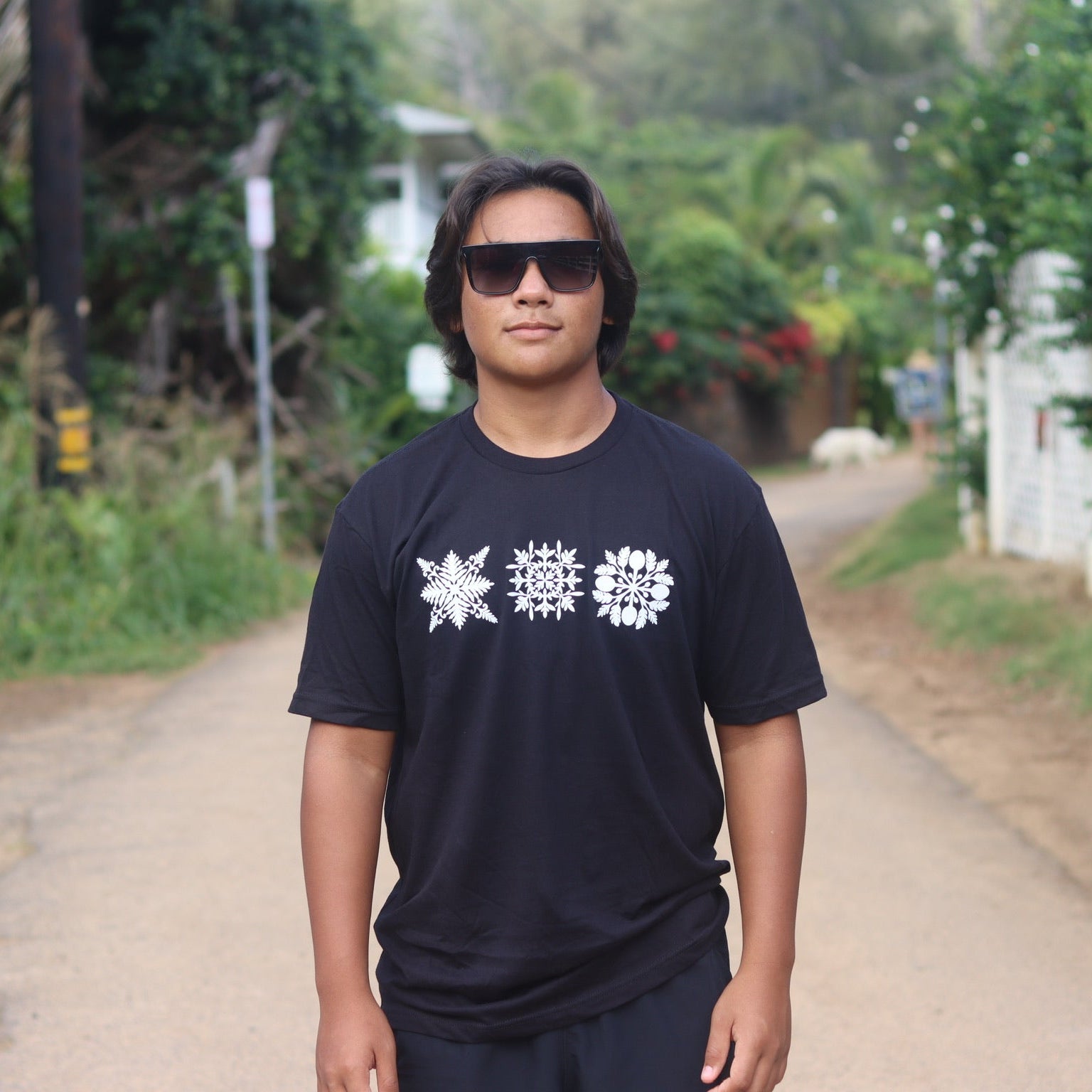 Hawaiian Quilt (3 in a row) T-shirt