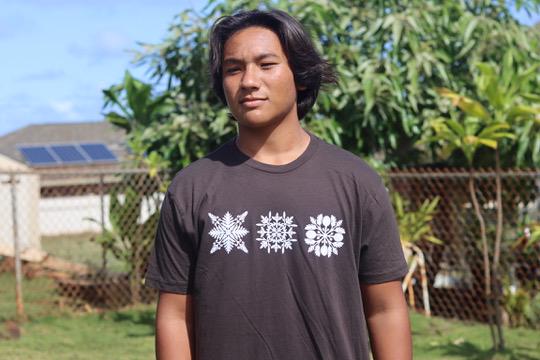 Hawaiian Quilt (3 in a row) T-shirt