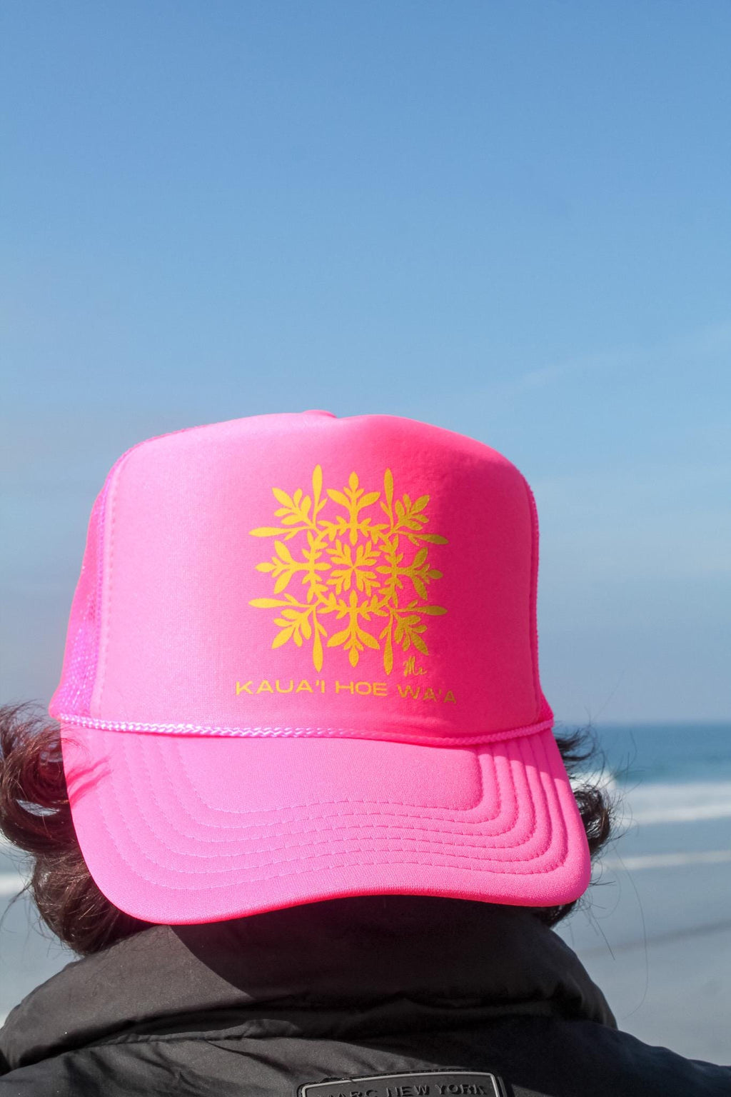 Limited edition Kauai Hoe Waʻa x MaileMiyakeStudio trucker hat collab!